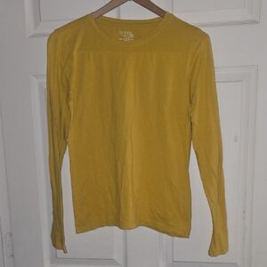 Time and Tru Golden Yellow Top